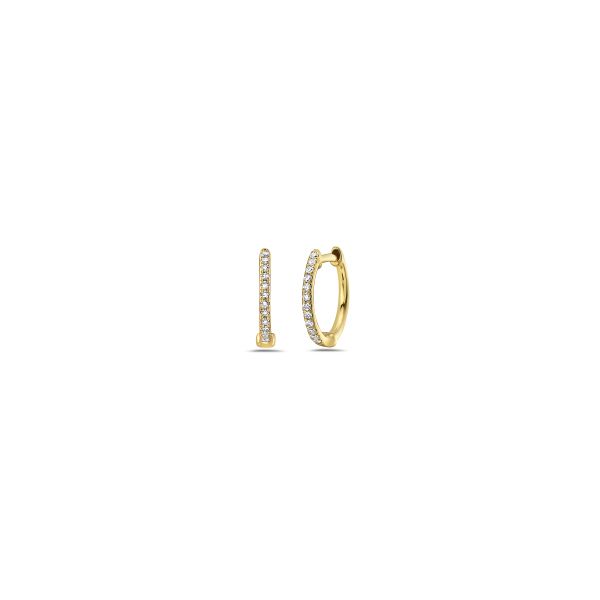 14K Yellow Diamond Earring Simones Jewelry, LLC Shrewsbury, NJ