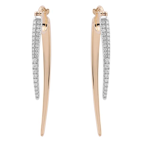 14K Diamond Earrings Image 2 Simones Jewelry, LLC Shrewsbury, NJ