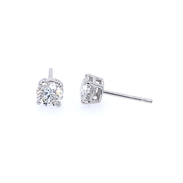 Diamond Stud Earrings Image 2 Simones Jewelry, LLC Shrewsbury, NJ