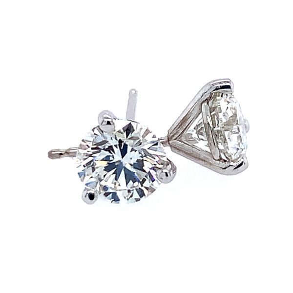 Diamond Stud Earrings Image 2 Simones Jewelry, LLC Shrewsbury, NJ