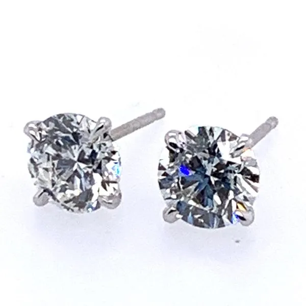 Diamond Stud Earrings Image 2 Simones Jewelry, LLC Shrewsbury, NJ