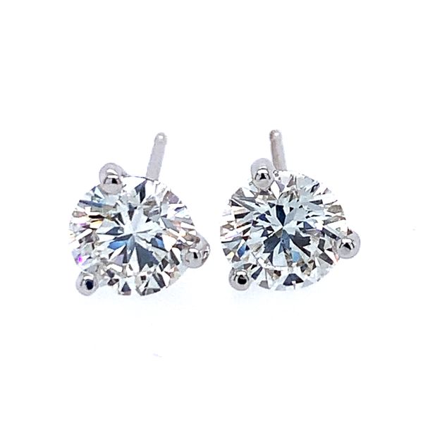 Diamond Stud Earrings Image 2 Simones Jewelry, LLC Shrewsbury, NJ