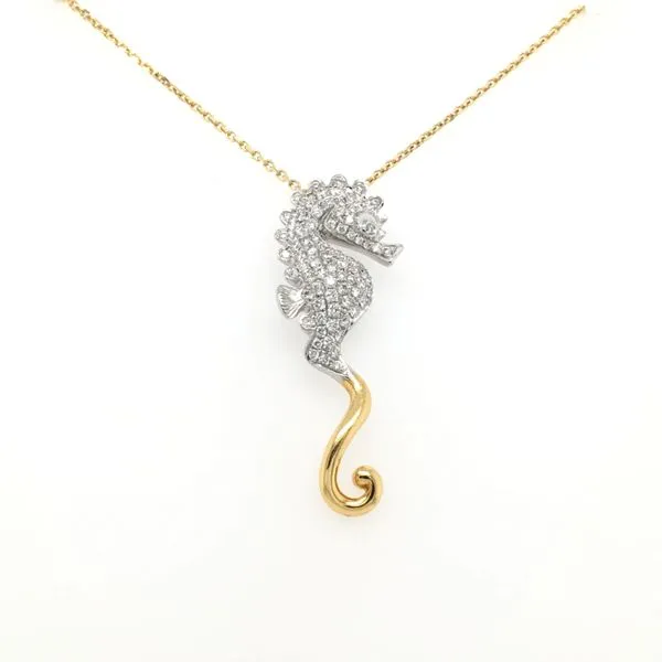 Diamond Seahorse Pendant Simones Jewelry, LLC Shrewsbury, NJ