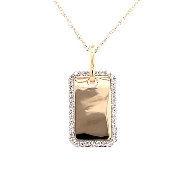 Diamond Tag Necklace Simones Jewelry, LLC Shrewsbury, NJ