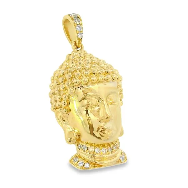 Diamond Budha Pendant Image 2 Simones Jewelry, LLC Shrewsbury, NJ