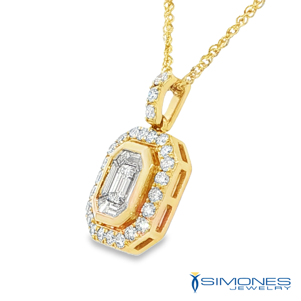 18K White Natural Fancy Pink Diamond Pendant Image 5 Simones Jewelry, LLC Shrewsbury, NJ