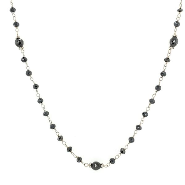 Black Diamond Necklace Simones Jewelry, LLC Shrewsbury, NJ
