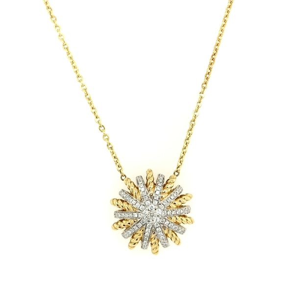 Diamond Star Burst Necklace Simones Jewelry, LLC Shrewsbury, NJ