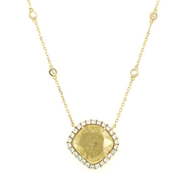 Yellow Diamond Necklace Simones Jewelry, LLC Shrewsbury, NJ