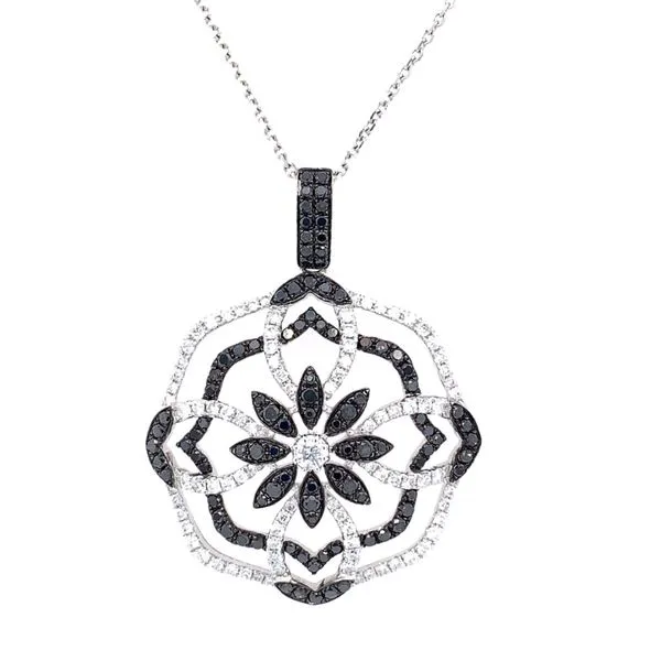 Black and White Diamond Necklace Simones Jewelry, LLC Shrewsbury, NJ