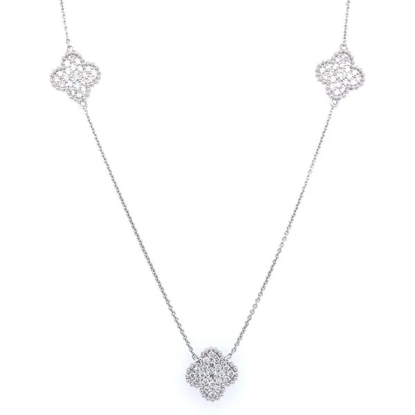 Diamond Clover by Yard Necklace Simones Jewelry, LLC Shrewsbury, NJ