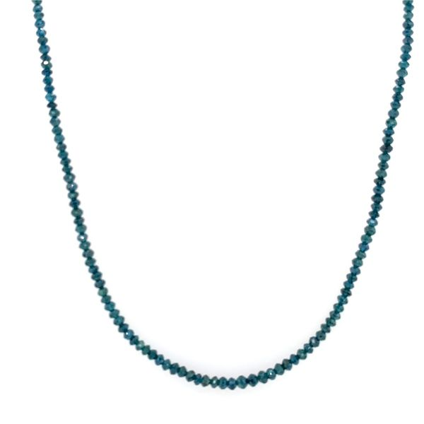 Blue Diamond Necklace Simones Jewelry, LLC Shrewsbury, NJ