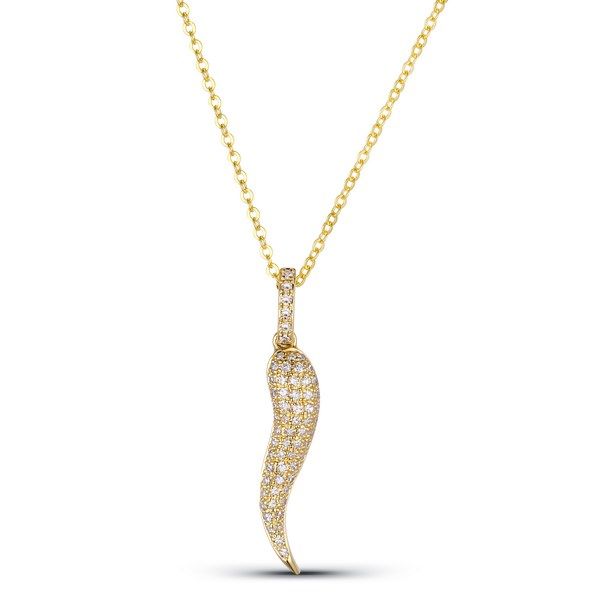 Diamond Horn Necklace Simones Jewelry, LLC Shrewsbury, NJ