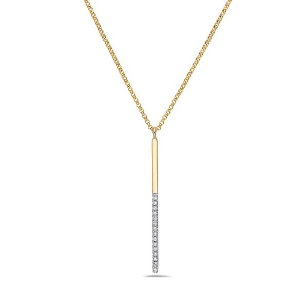 Diamond Vertical bar Necklace Simones Jewelry, LLC Shrewsbury, NJ