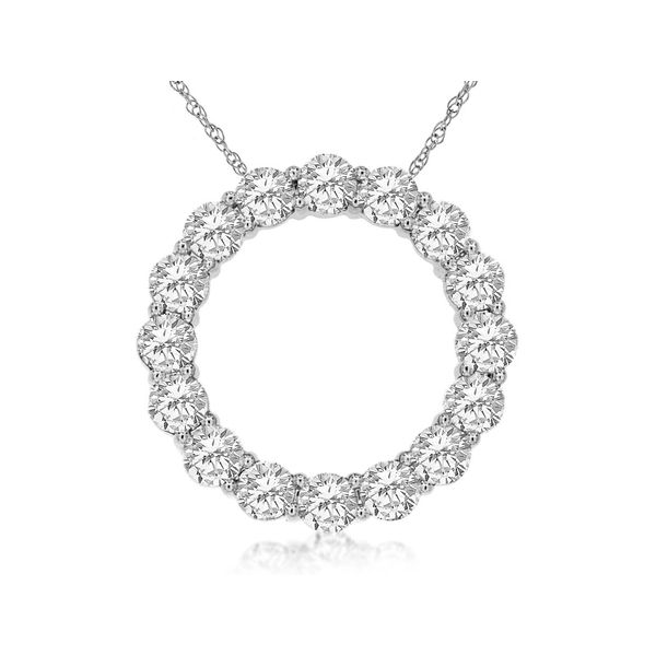Diamond Circle Necklace Simones Jewelry, LLC Shrewsbury, NJ