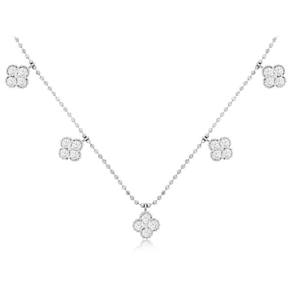 Diamond Clover Necklace Simones Jewelry, LLC Shrewsbury, NJ