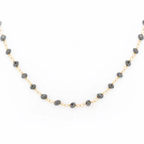 Faceted Black Diamond 18
