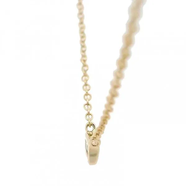 14K Yellow Baguette Diamond Necklace Image 3 Simones Jewelry, LLC Shrewsbury, NJ