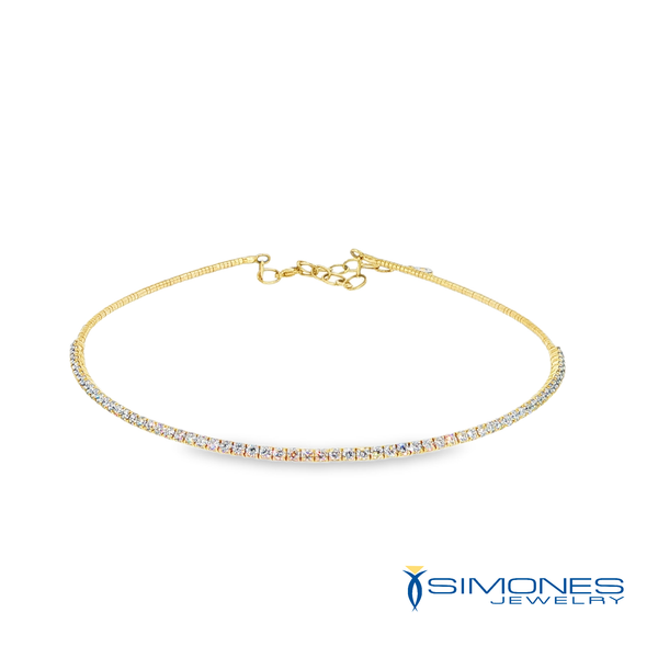 14K Yellow Diamond Chocker Simones Jewelry, LLC Shrewsbury, NJ