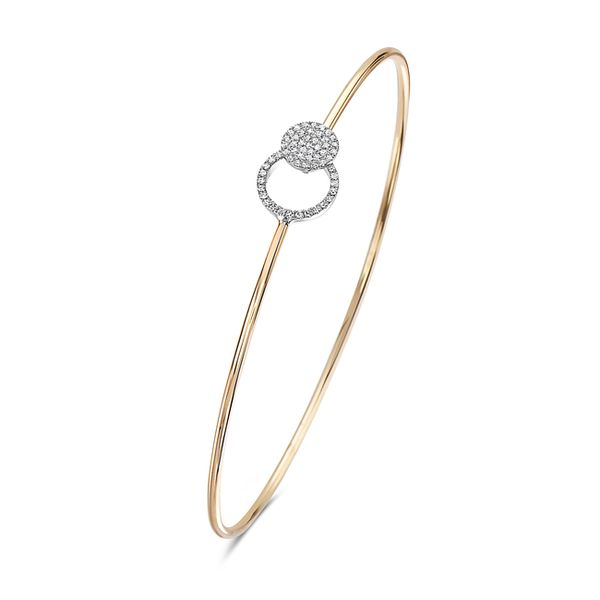 Diamond Circle Bangle Simones Jewelry, LLC Shrewsbury, NJ