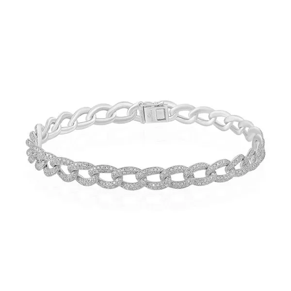 Diamond Link Bracelet Simones Jewelry, LLC Shrewsbury, NJ