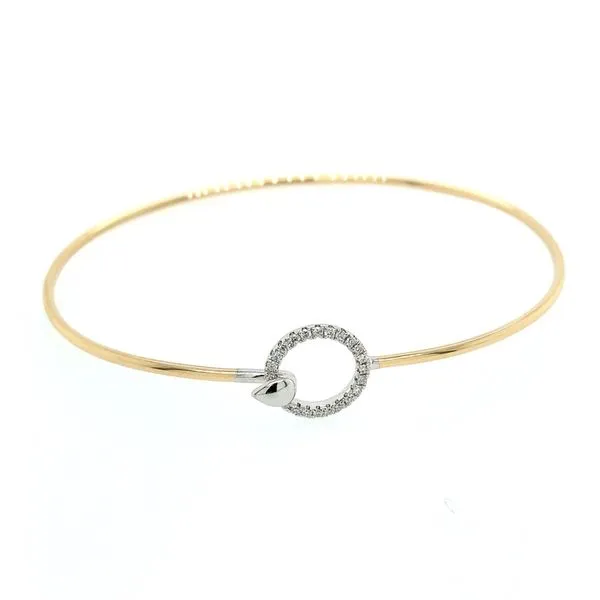 Diamond Circle Bangle Simones Jewelry, LLC Shrewsbury, NJ