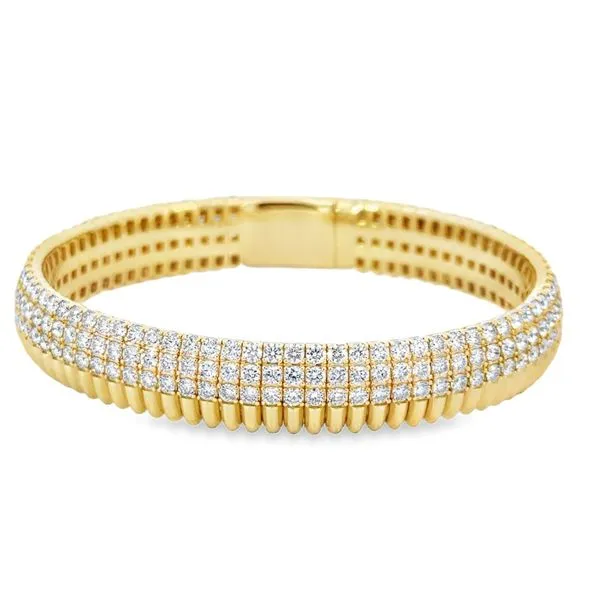 Diamond Fancy Flexible Bangle Simones Jewelry, LLC Shrewsbury, NJ