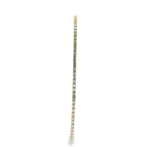 14K Yellow .50ct.tw. Flexible Diamond Bangle 1/2 Way Around Simones Jewelry, LLC Shrewsbury, NJ