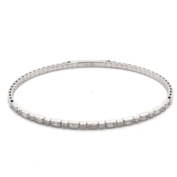 Diamond Flexible Bangle Simones Jewelry, LLC Shrewsbury, NJ