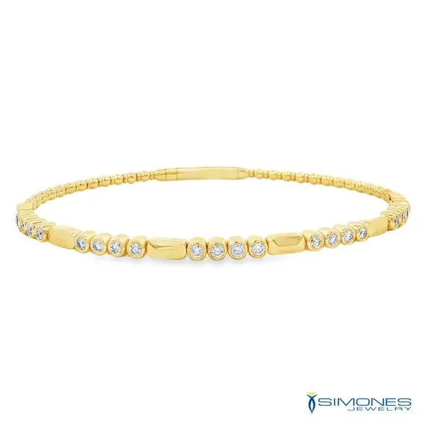 Diamond Flexible Tennis Bangle Simones Jewelry, LLC Shrewsbury, NJ
