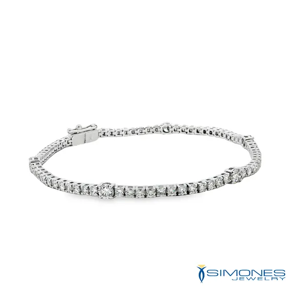 Diamond Tenis Bracelet Image 3 Simones Jewelry, LLC Shrewsbury, NJ