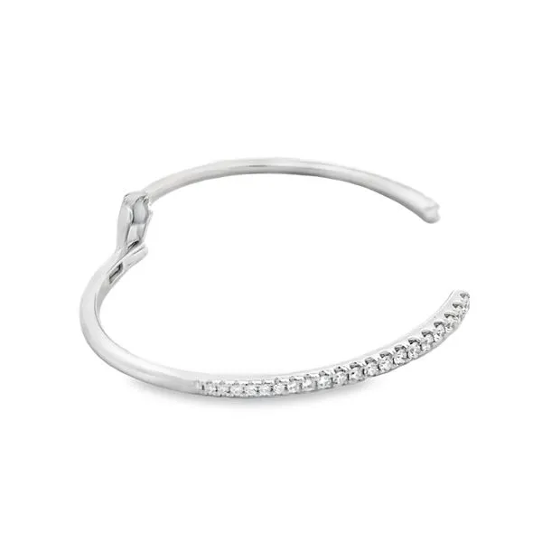 Diamond By Pass Bangle Image 4 Simones Jewelry, LLC Shrewsbury, NJ