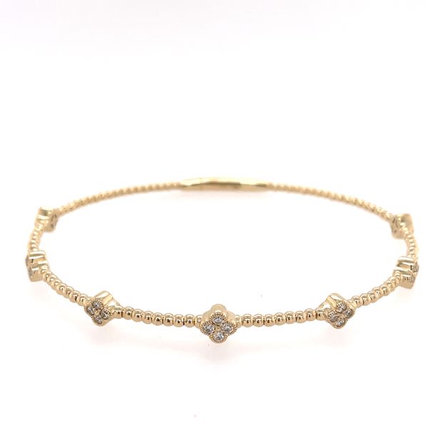 Diamond Clover Bangle Simones Jewelry, LLC Shrewsbury, NJ