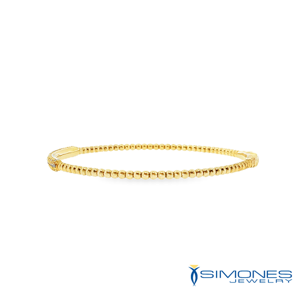 14K Yellow Diamond Bracelet Image 2 Simones Jewelry, LLC Shrewsbury, NJ