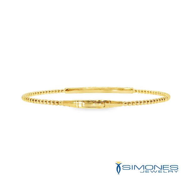 14K Yellow Diamond Bracelet Image 3 Simones Jewelry, LLC Shrewsbury, NJ