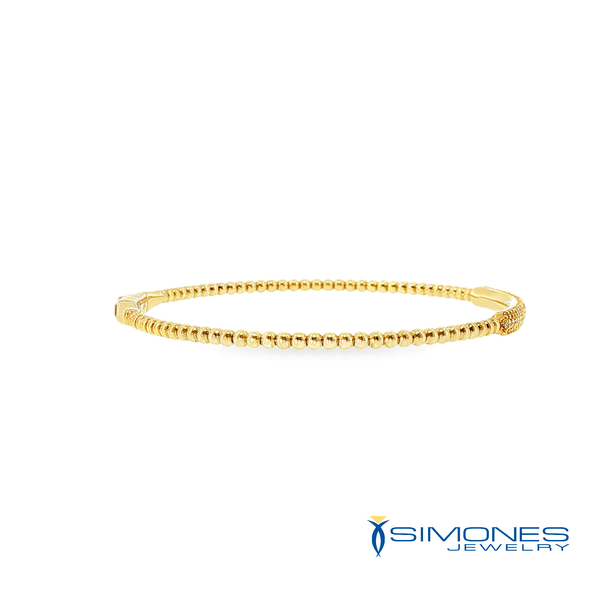 14K Yellow Diamond Bracelet Image 4 Simones Jewelry, LLC Shrewsbury, NJ