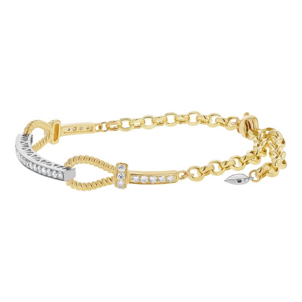 14K Diamond Bracelet Image 2 Simones Jewelry, LLC Shrewsbury, NJ