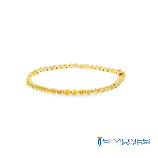 Yellow Diamond Tennis Bracelet Image 2 Simones Jewelry, LLC Shrewsbury, NJ