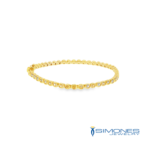 Yellow Diamond Tennis Bracelet Image 4 Simones Jewelry, LLC Shrewsbury, NJ
