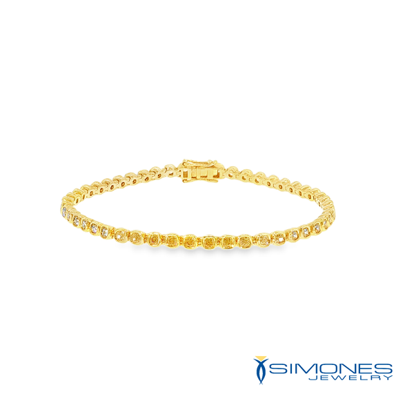 Yellow Diamond Tennis Bracelet Simones Jewelry, LLC Shrewsbury, NJ