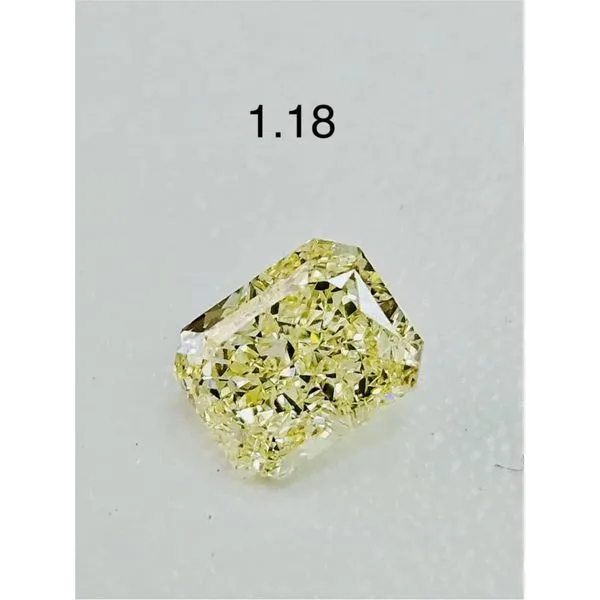 Fancy Light Yellow Diamond 1.18ct. Radiant Cut VS1 Simones Jewelry, LLC Shrewsbury, NJ