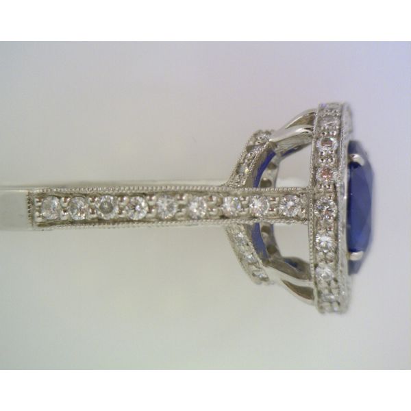 Sapphire & Diamond Ring Image 3 Simones Jewelry, LLC Shrewsbury, NJ
