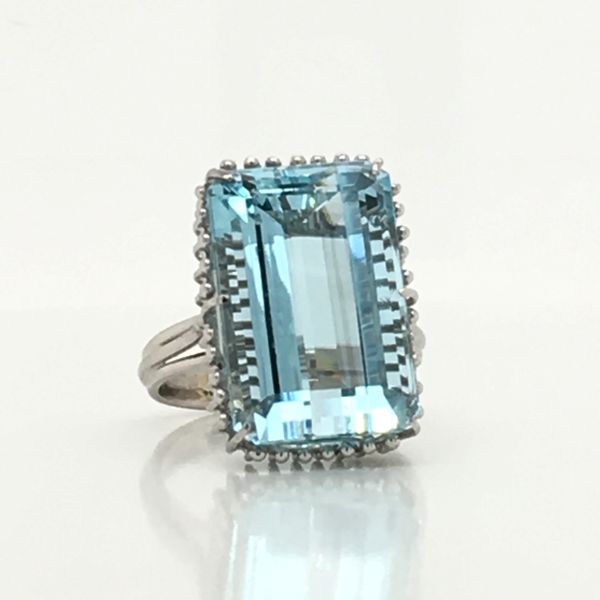 Aquamarine Ring Image 2 Simones Jewelry, LLC Shrewsbury, NJ