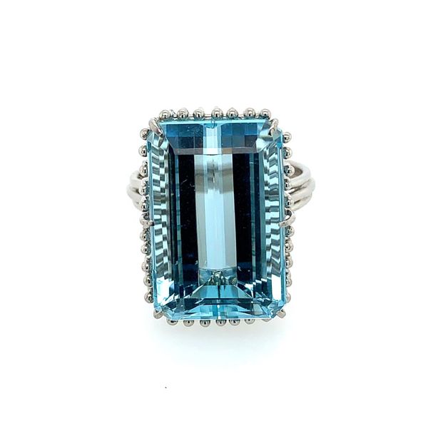 Aquamarine Ring Image 4 Simones Jewelry, LLC Shrewsbury, NJ
