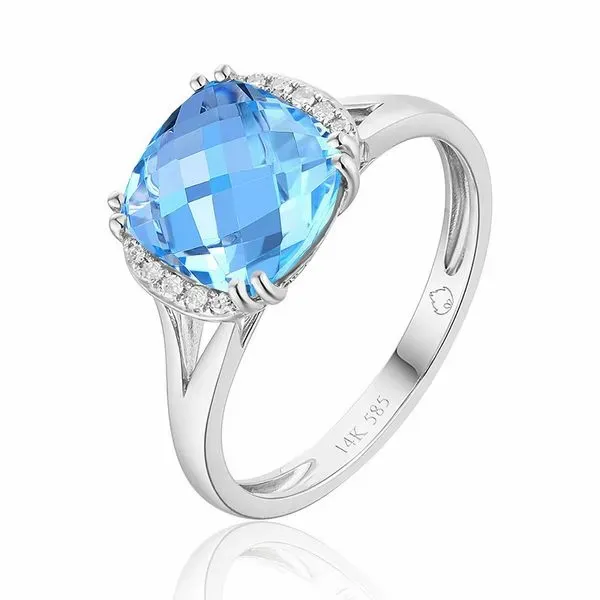 Blue Topaz Ring Simones Jewelry, LLC Shrewsbury, NJ