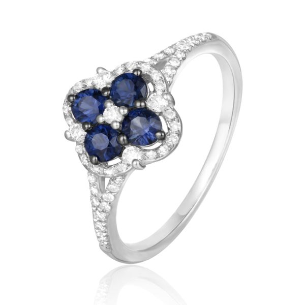 Diamond Sapphire Ring Simones Jewelry, LLC Shrewsbury, NJ