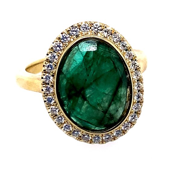 Emerald Diamond Ring Simones Jewelry, LLC Shrewsbury, NJ