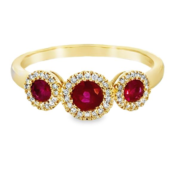14k Diamond & Ruby Ring Simones Jewelry, LLC Shrewsbury, NJ