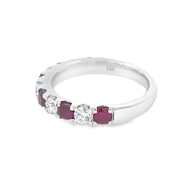 14K Ruby & Diamond Ring Image 2 Simones Jewelry, LLC Shrewsbury, NJ
