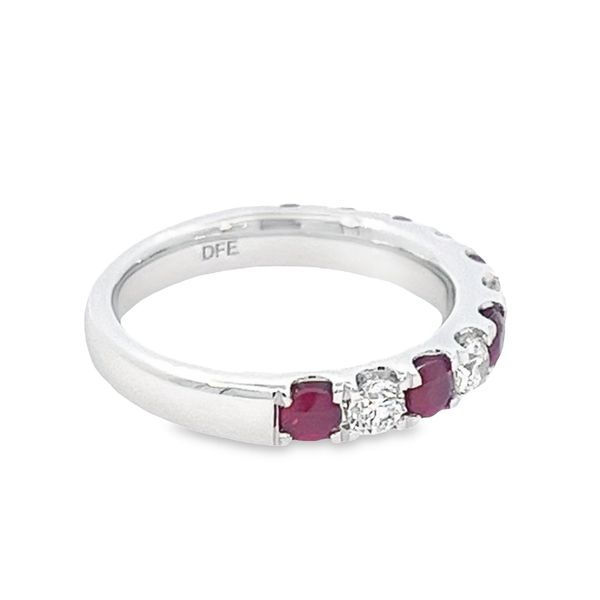 14K Ruby & Diamond Ring Image 4 Simones Jewelry, LLC Shrewsbury, NJ